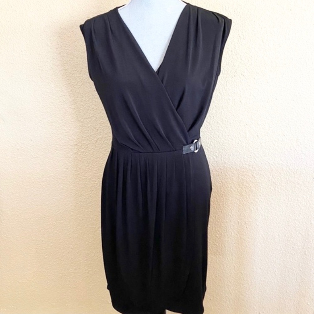 Michael Kors black v neck dress